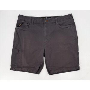 Ariat Rebar Shorts Mens 40 Gray M4 Relaxed Workwear Rugged Mid rise Pockets‎